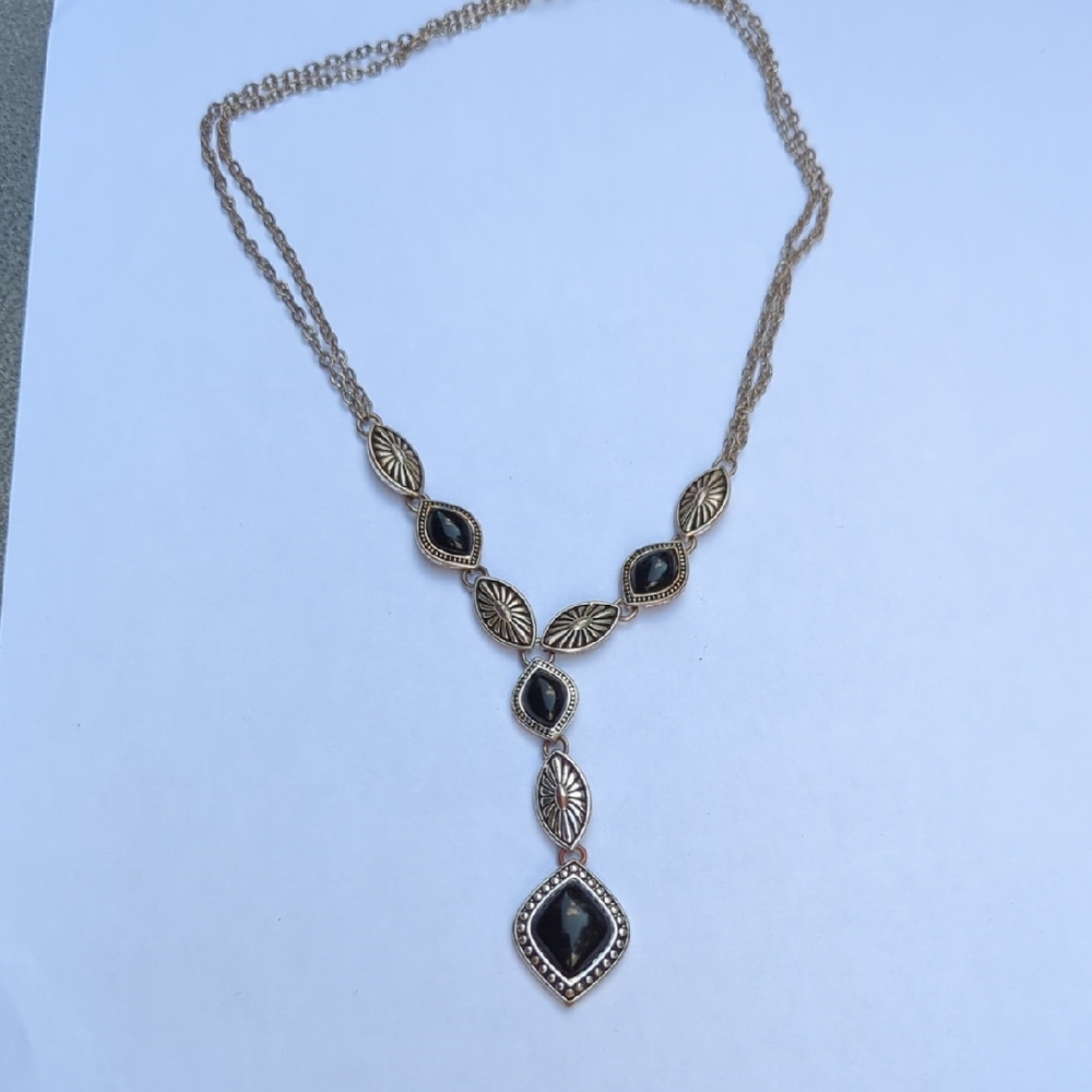 Black and Silver Necklace